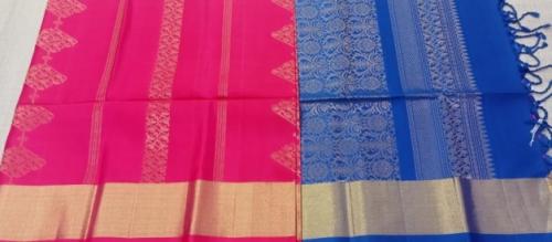 SOFT SILK SAREE WITH BLOUSE